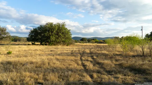 a view of lake with green space