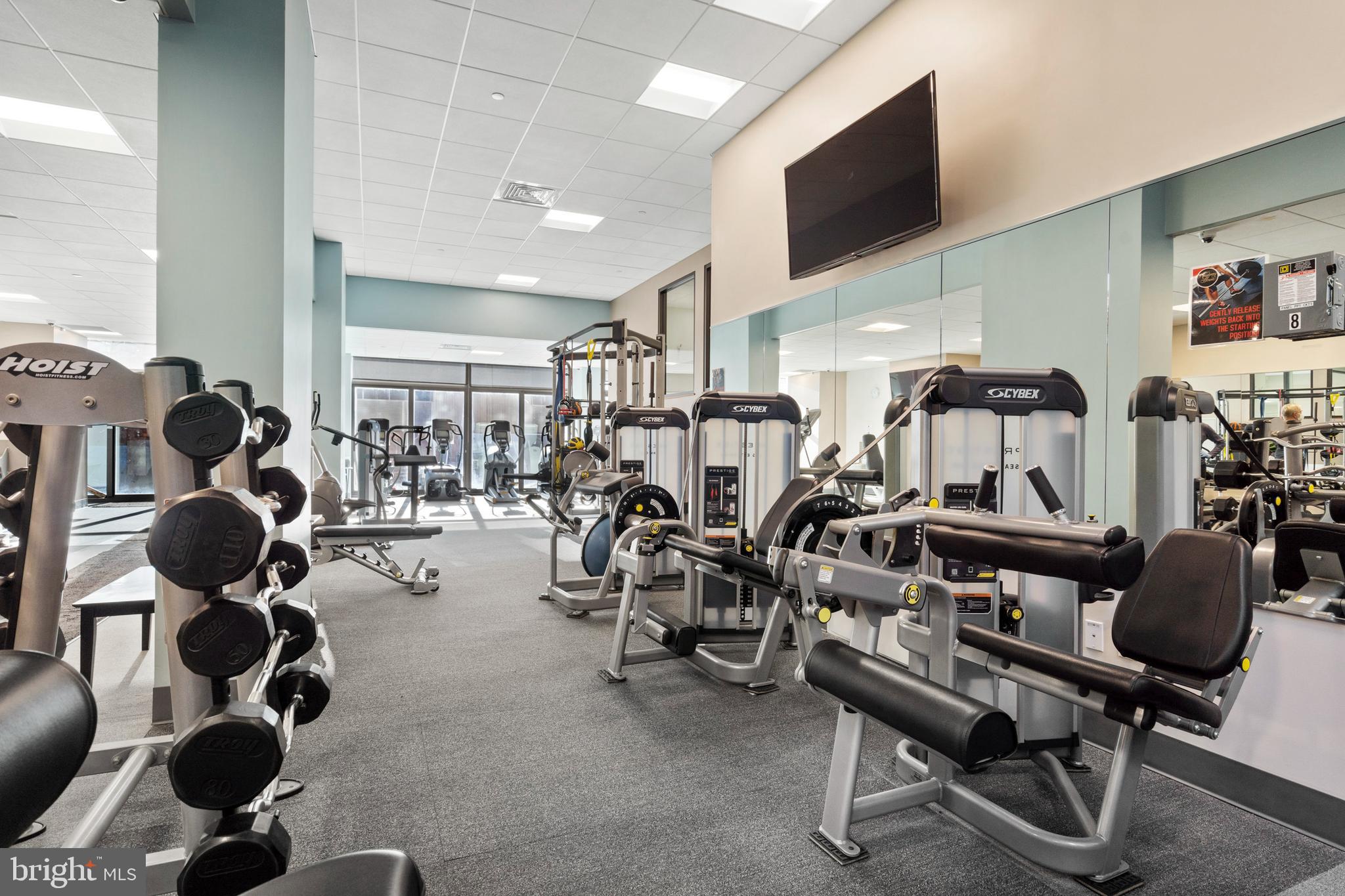 1420 Locust Street, Unit 11D Philadelphia, PA 19102 - Photo 17 of 20 a view of a room with gym equipment