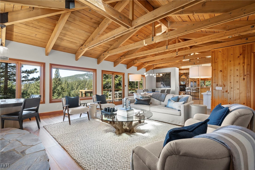 577 Eagle Drive Incline Village, NV 89451 - Photo 10 of 50 a living room with furniture and a large window