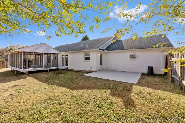 a house with a outdoor space