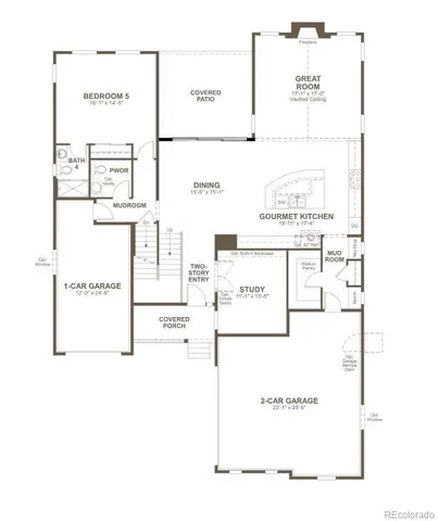 a picture of a floor plan