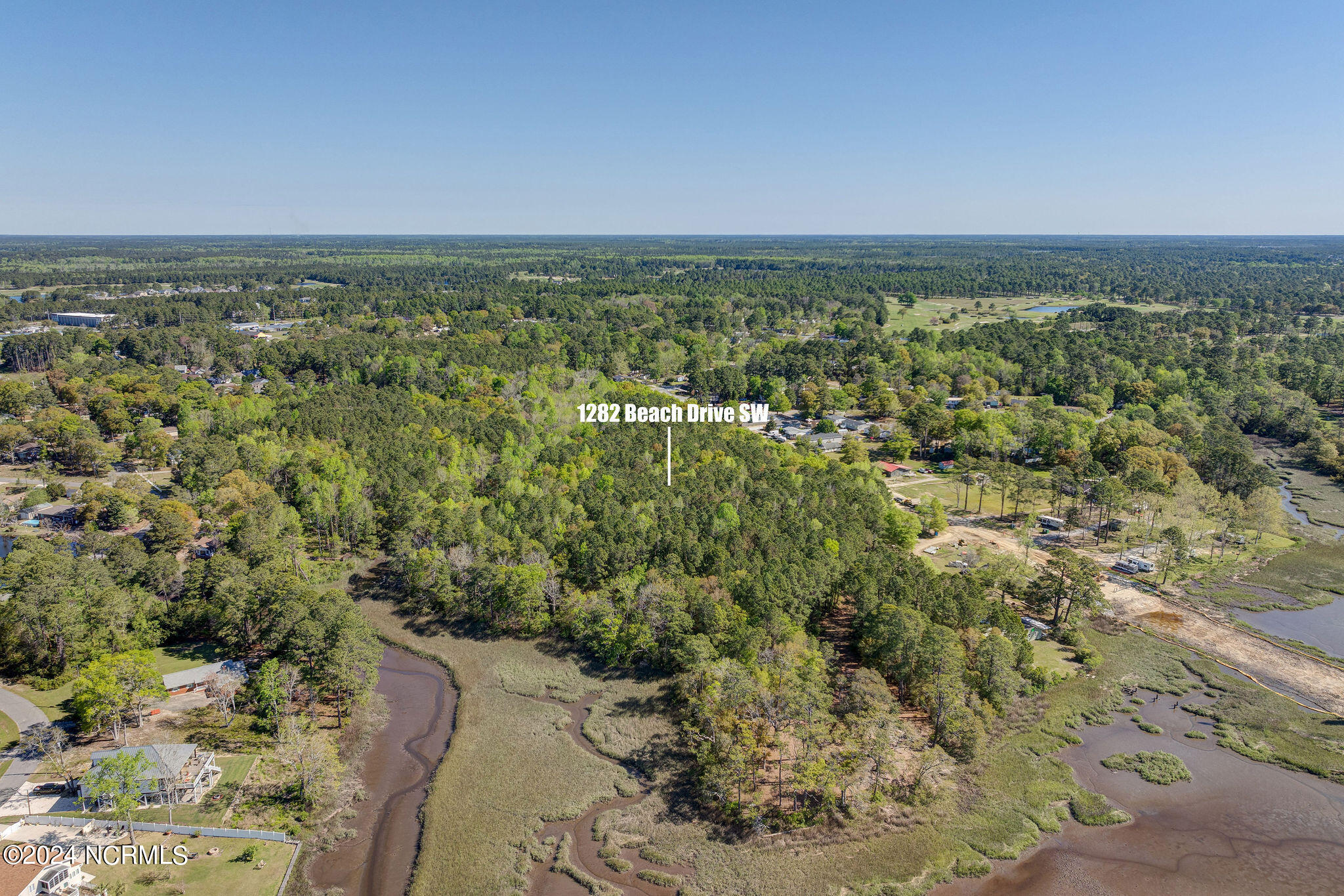 1282 Beach Drive Southwest Calabash, NC 28467 - Photo 11 of 44 1282BeachDriveDrone-11