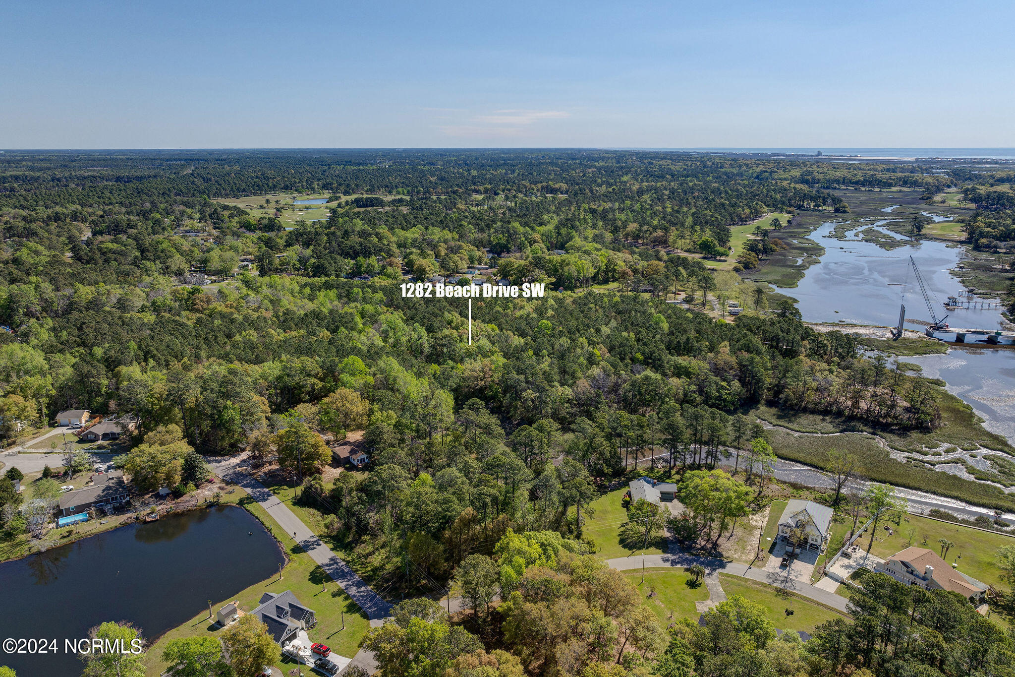 1282 Beach Drive Southwest Calabash, NC 28467 - Photo 15 of 44 1282BeachDriveDrone-15