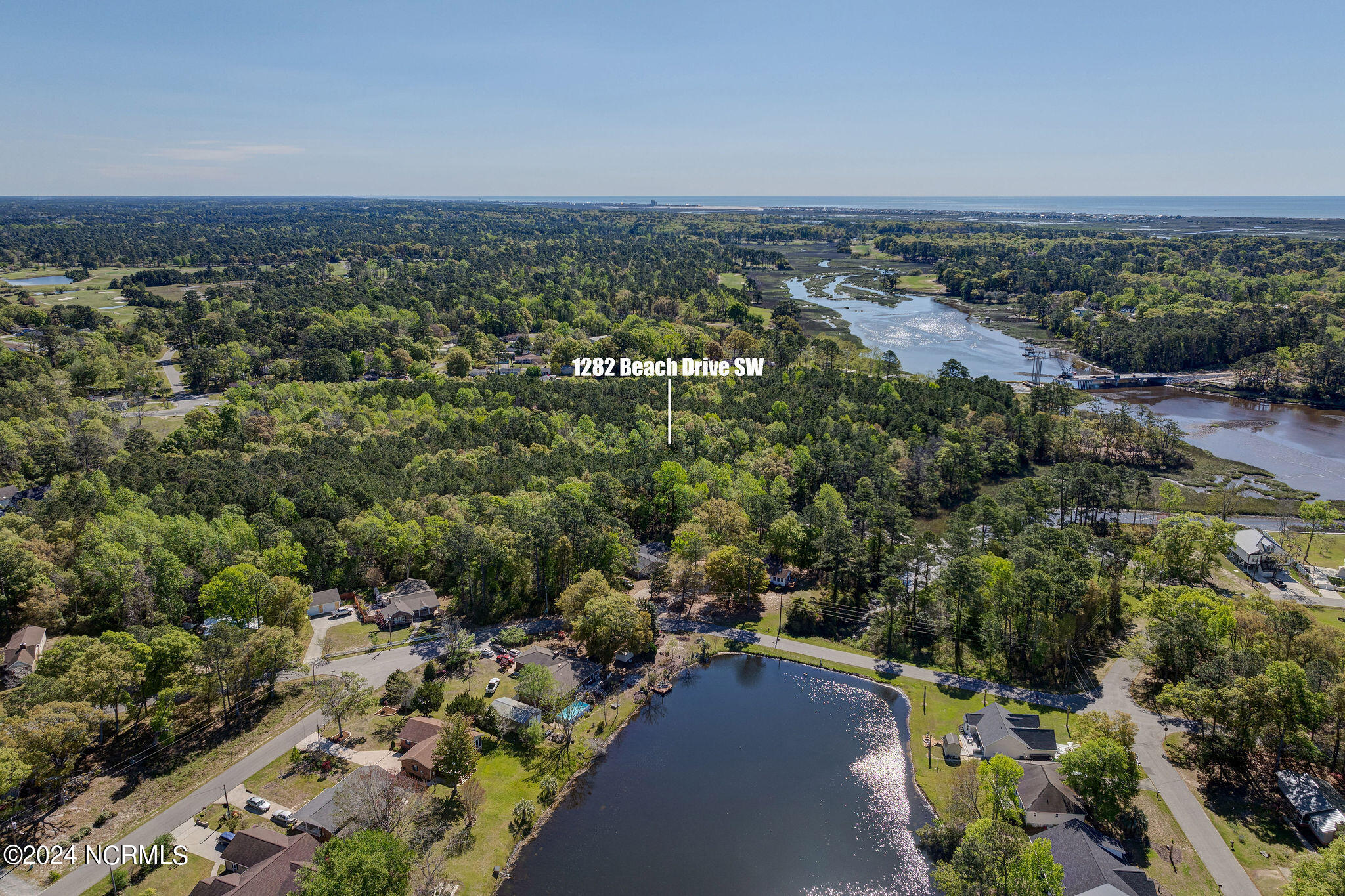 1282 Beach Drive Southwest Calabash, NC 28467 - Photo 17 of 44 1282BeachDriveDrone-17