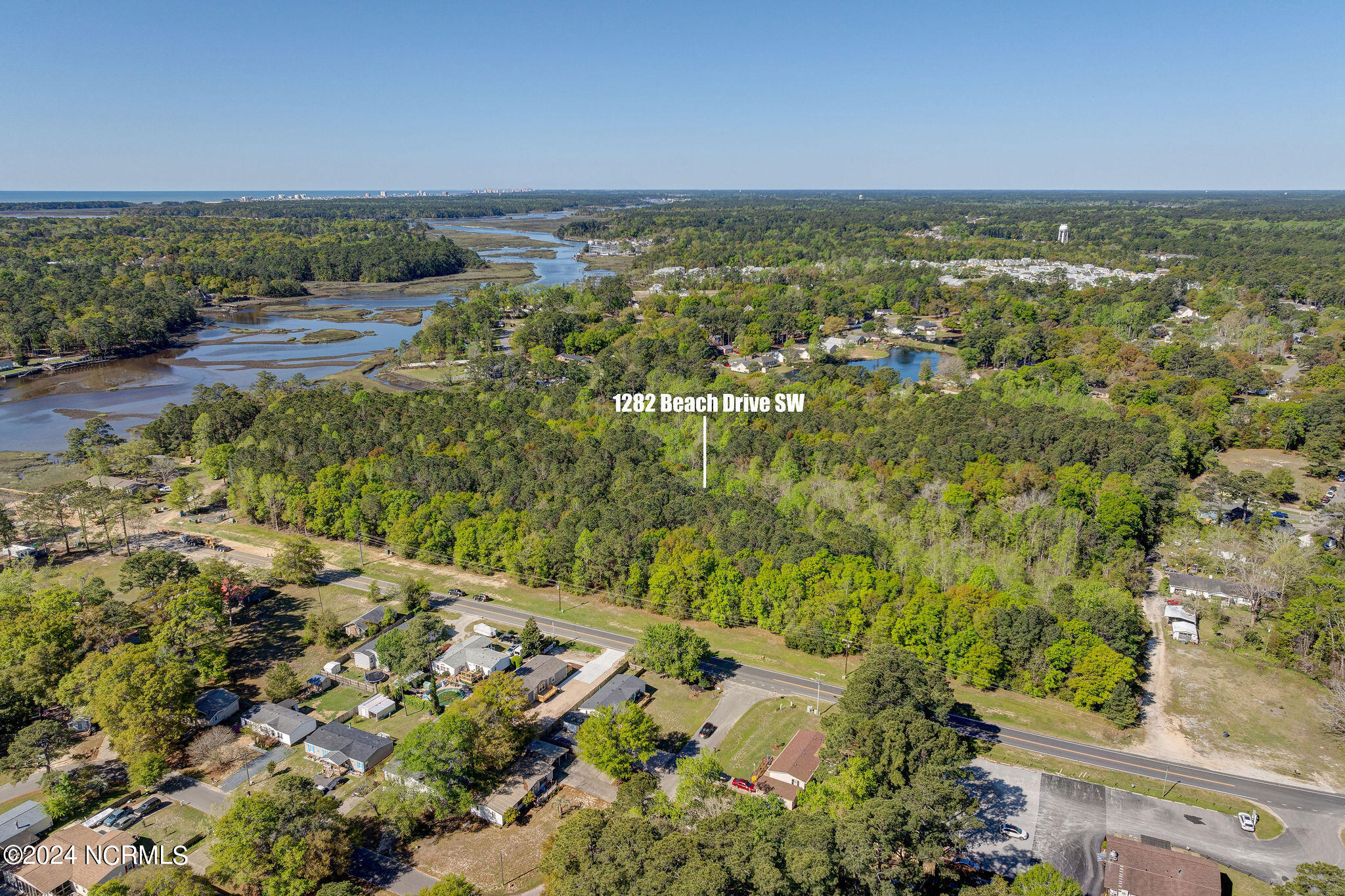 1282 Beach Drive Southwest Calabash, NC 28467 - Photo 2 of 44 1282BeachDriveDrone-2
