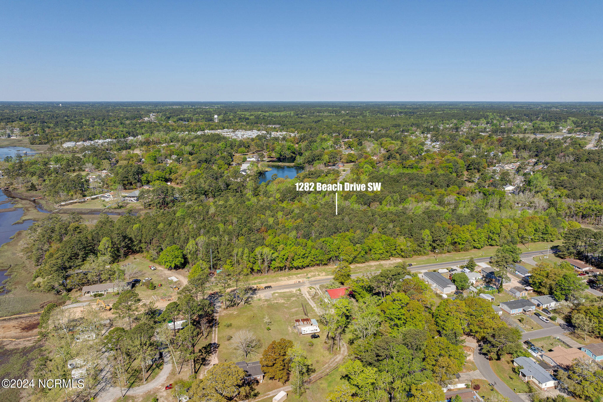 1282 Beach Drive Southwest Calabash, NC 28467 - Photo 4 of 44 1282BeachDriveDrone-4