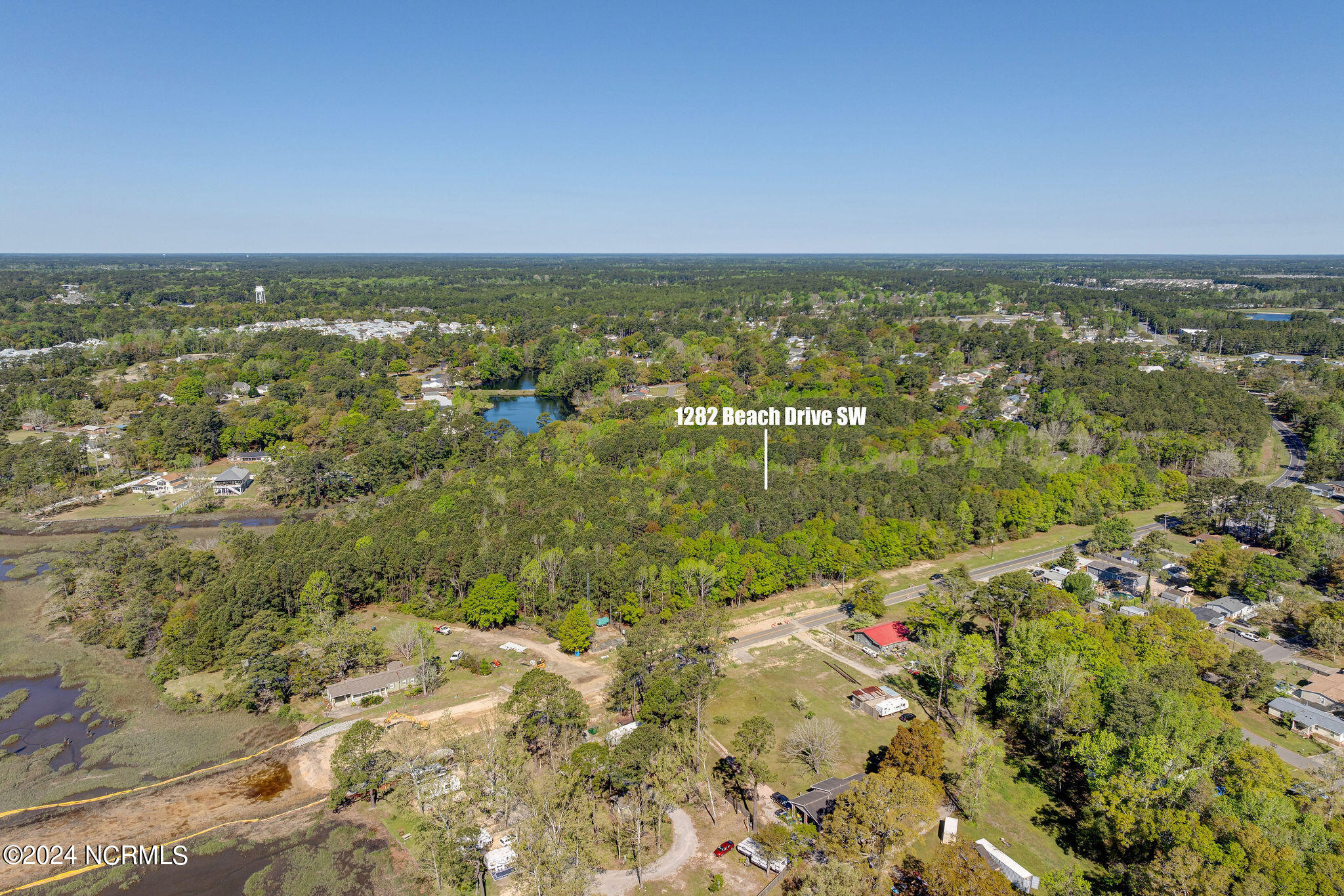1282 Beach Drive Southwest Calabash, NC 28467 - Photo 5 of 44 1282BeachDriveDrone-5