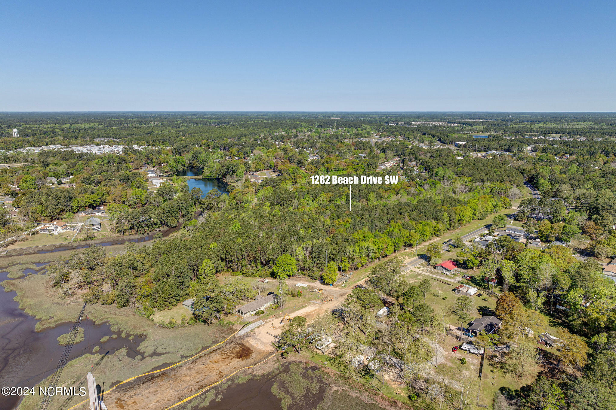 1282 Beach Drive Southwest Calabash, NC 28467 - Photo 6 of 44 1282BeachDriveDrone-6