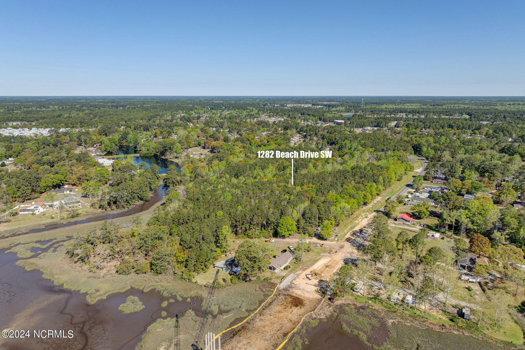 1282 Beach Drive Southwest Calabash, NC 28467 - Photo 7 of 44 1282BeachDriveDrone-7