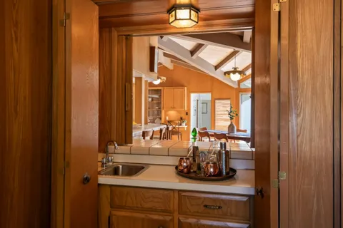 a room with furniture and a window