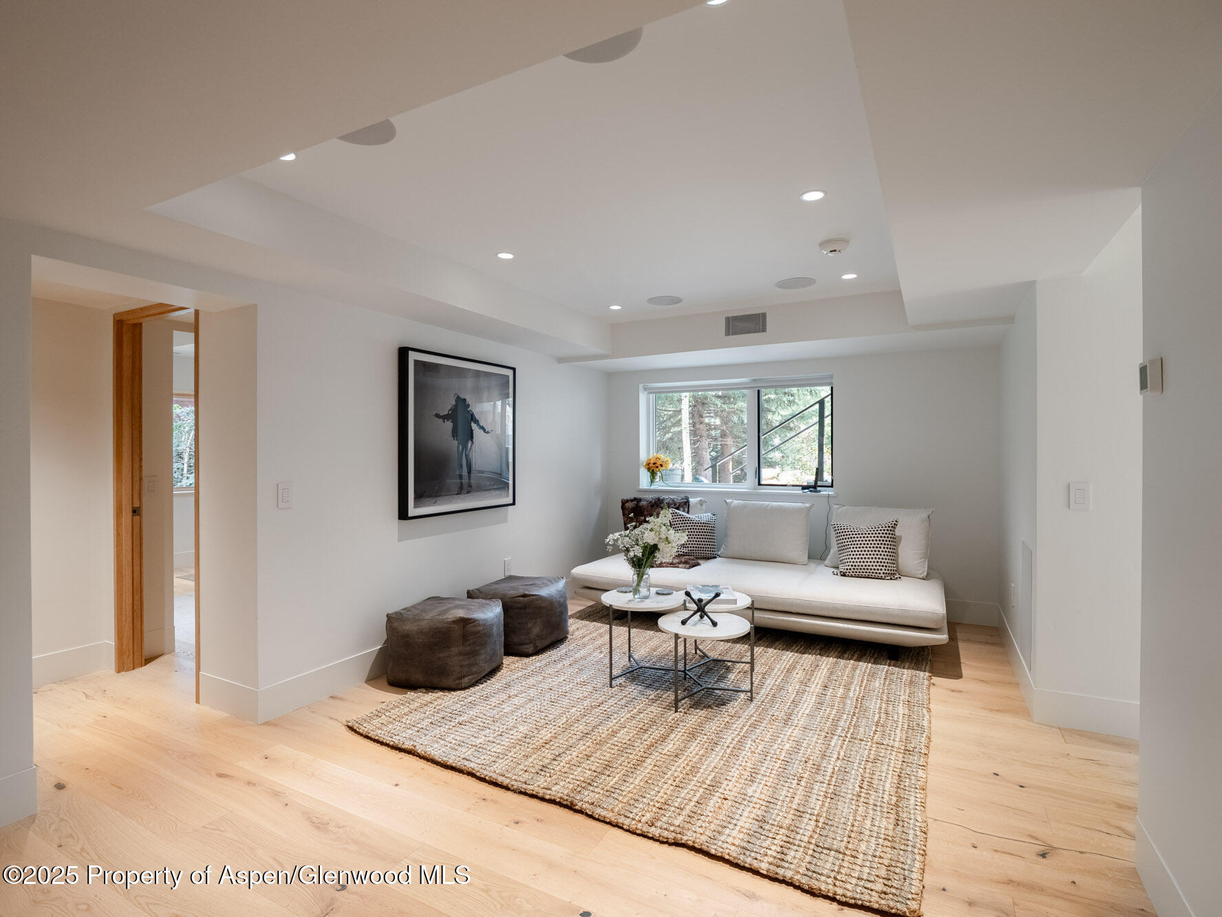 51 Roaring Fork Drive Aspen, CO 81611 - Photo 24 of 30 a living room with furniture and wooden floor