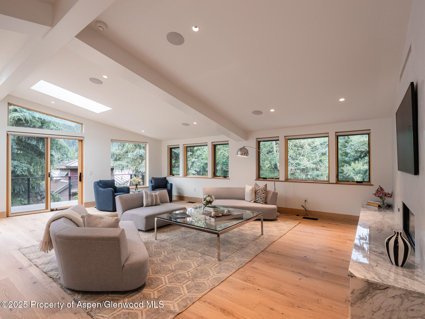 51 Roaring Fork Drive Aspen, CO 81611 - Photo 8 of 30 a living room with furniture and a large window