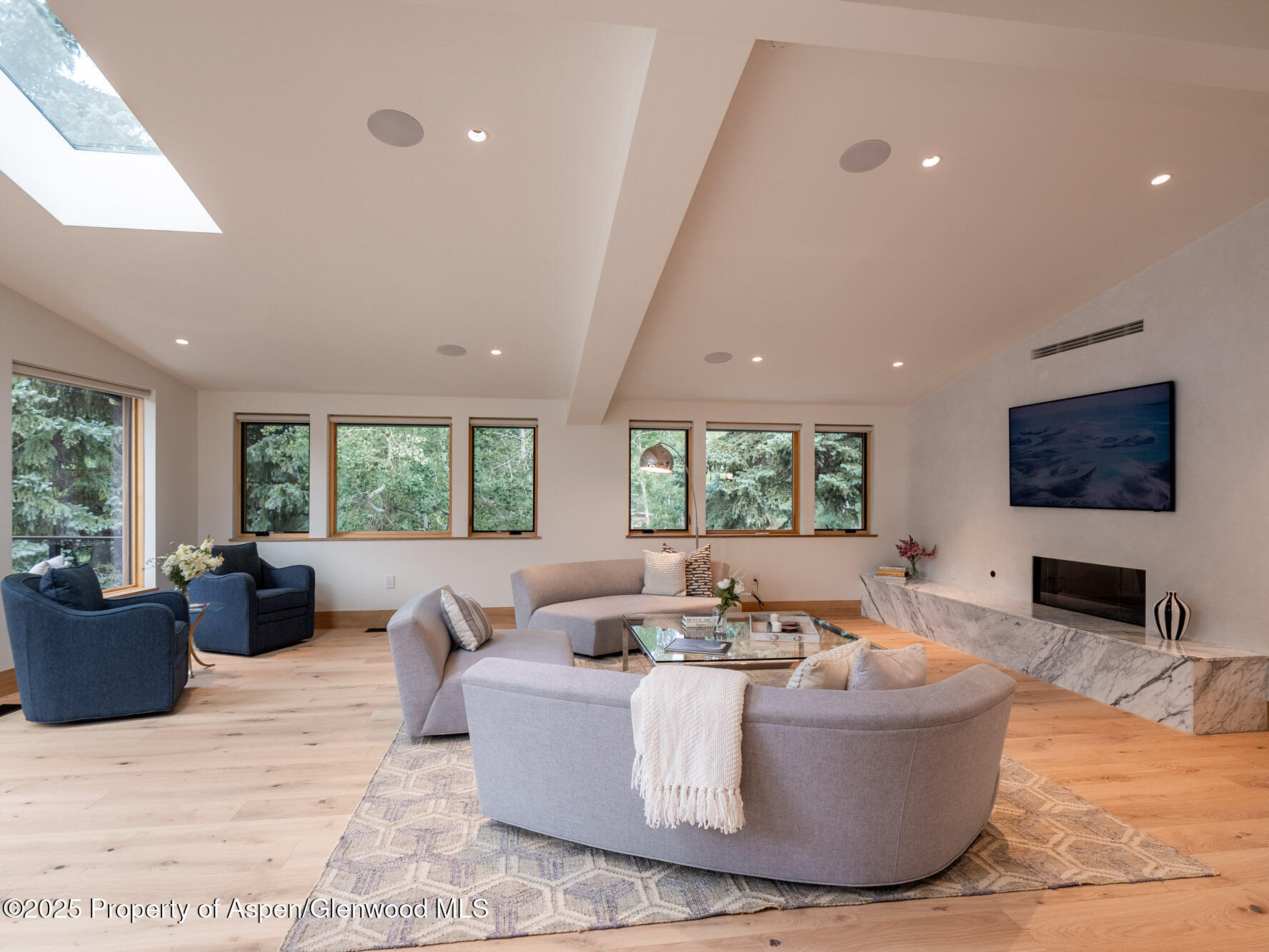 51 Roaring Fork Drive Aspen, CO 81611 - Photo 9 of 30 a living room with furniture and a flat screen tv