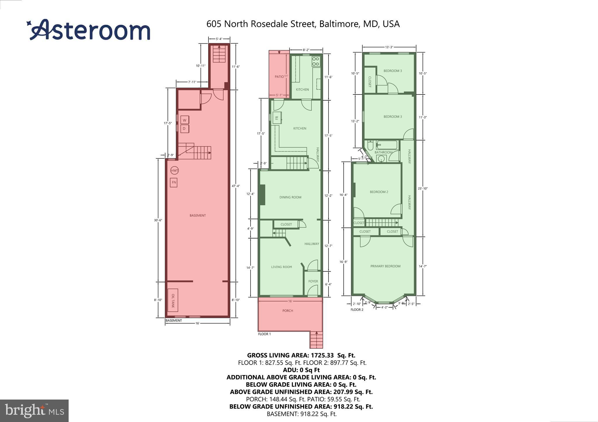 605 North Rosedale Street Baltimore, MD 21216 - Photo 31 of 34 Floor plan