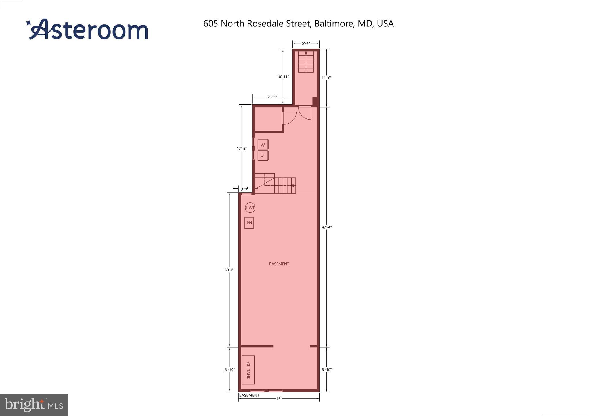 605 North Rosedale Street Baltimore, MD 21216 - Photo 32 of 34
Floor plan