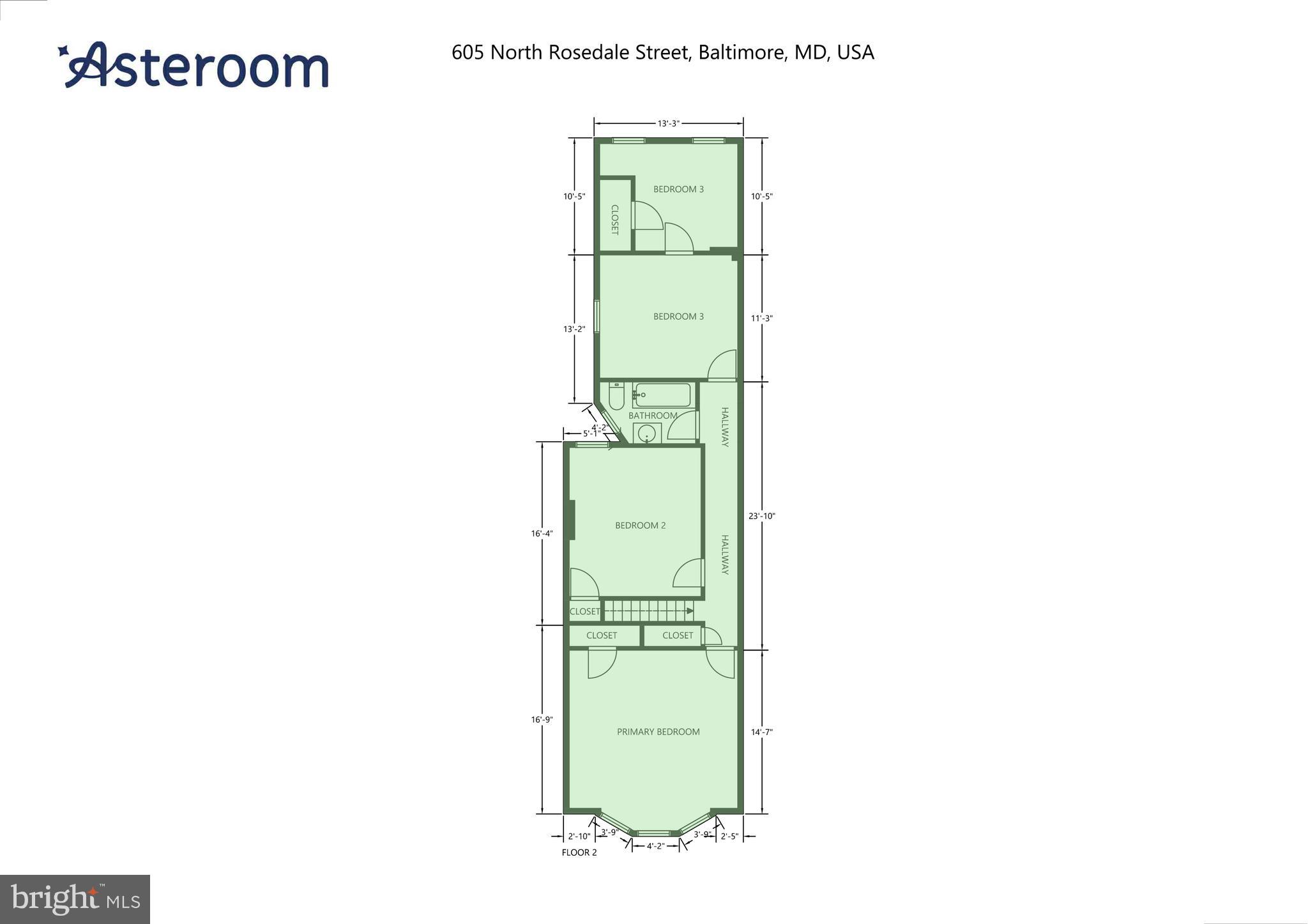 605 North Rosedale Street Baltimore, MD 21216 - Photo 34 of 34
Floor plan