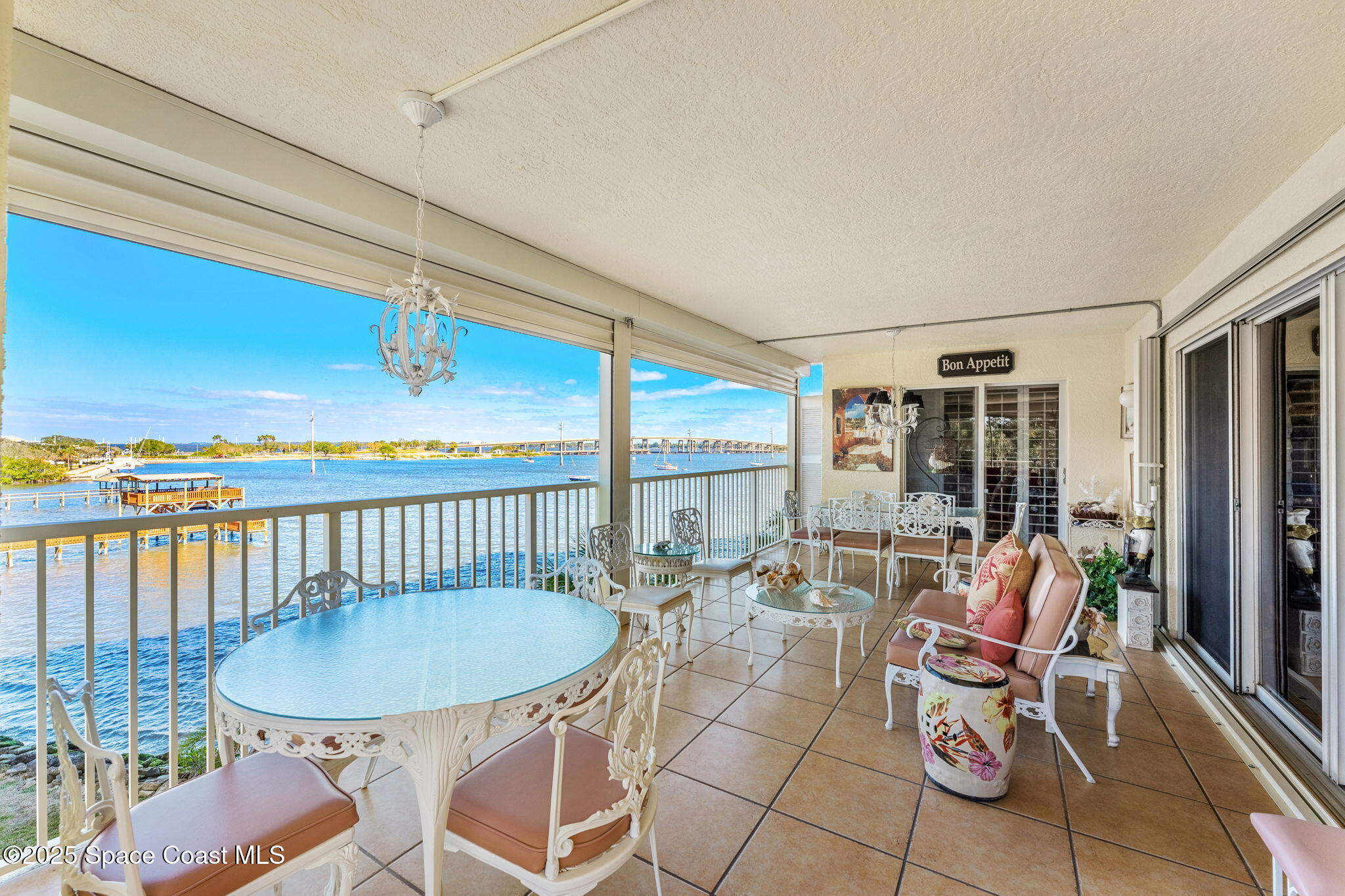 100 Riverside Drive, Unit 301 Cocoa, FL 32922 - Photo 17 of 68 Waterfront Balcony Views