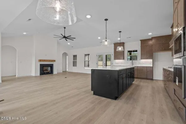 a front view of a house with swimming pool