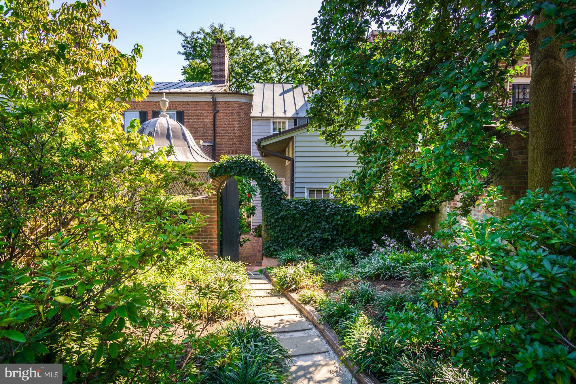 1224 30th Street Northwest Washington, DC 20007 - Photo 60 of 65 Rear Walkway to Guest/Staff House