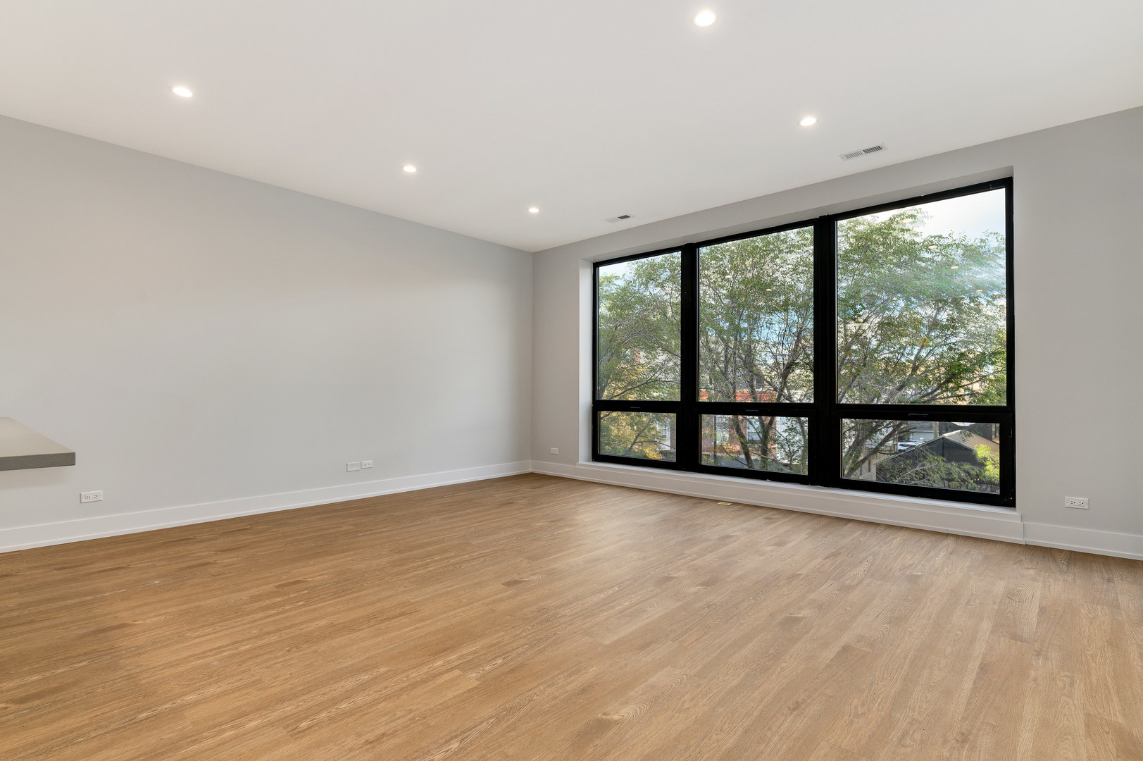 1807 West Division Street, Unit 301 Chicago, IL 60622 - Photo 7 of 15 a view of an empty room with wooden floor and a window