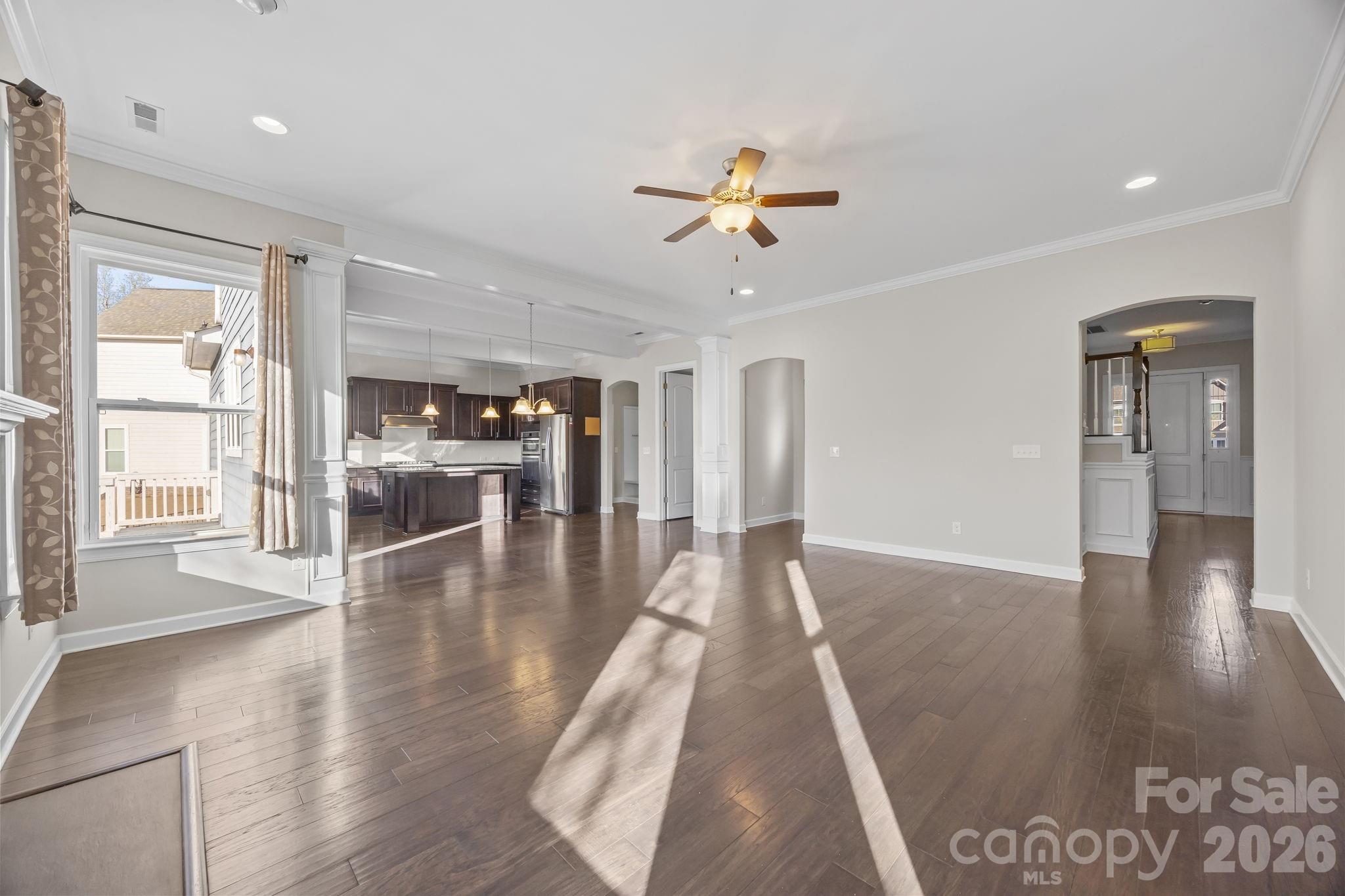1221 Violet Court Fort Mill, SC 29708 - Photo 13 of 48 a view of a living room and hardwood floor