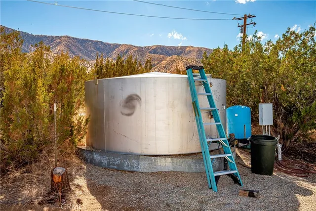 a view of a road with a yard