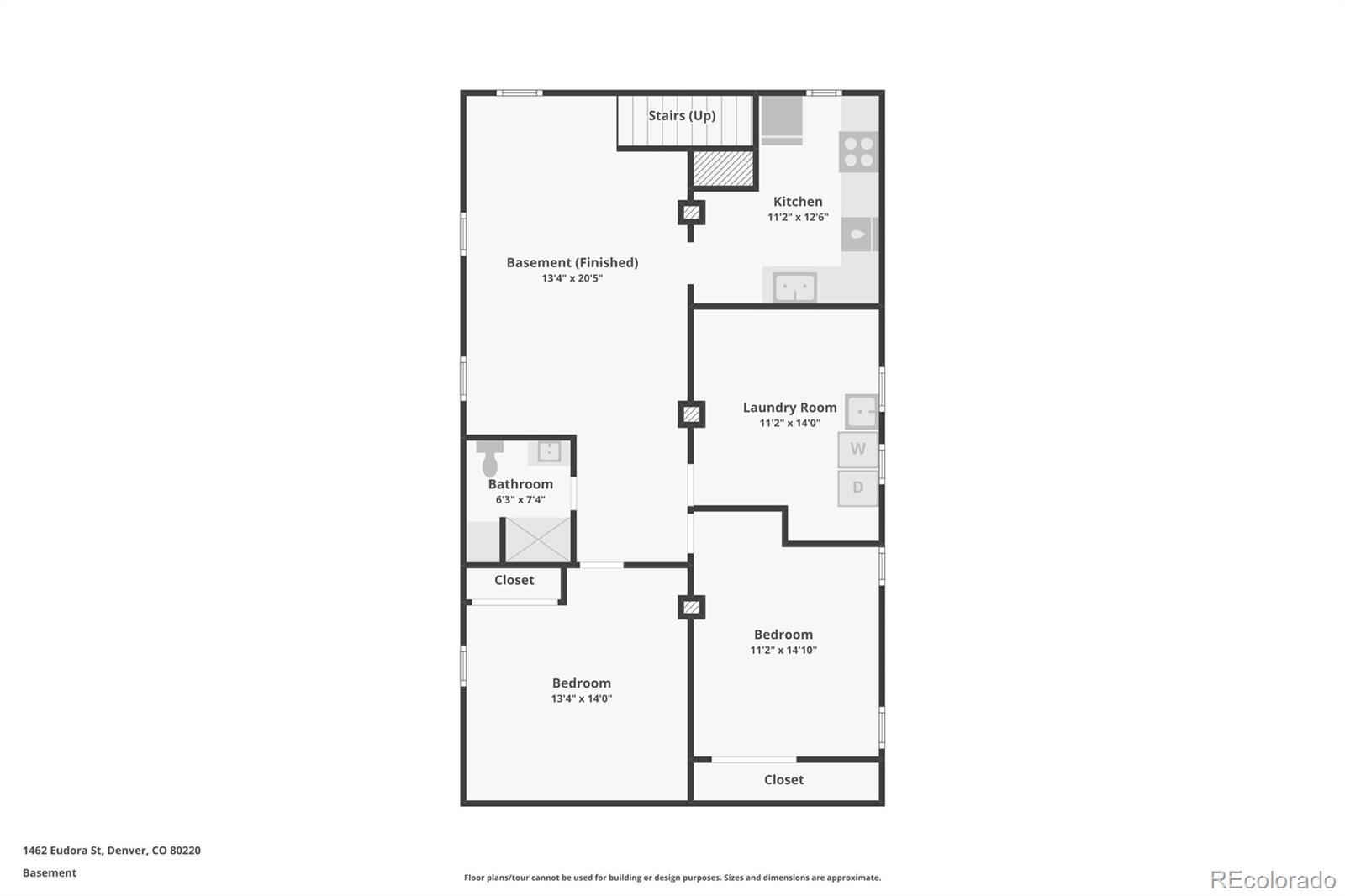 1462 Eudora Street Denver, CO 80220 - Photo 36 of 38 a picture of a floor plan