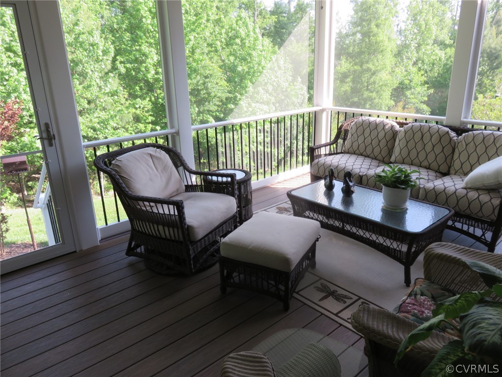 3624 Edenfield Road Midlothian, VA 23113 - Photo 23 of 25 a view of a patio on the roof deck