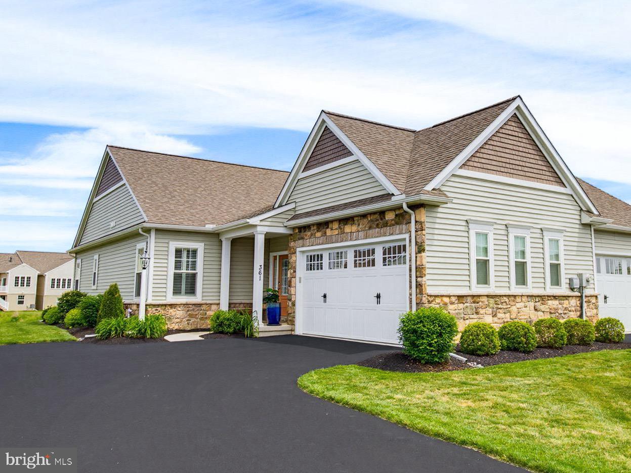 361 Meadow Rose Drive Lititz, PA 17543 - Photo 1 of 39 front view of a house and a small yard
