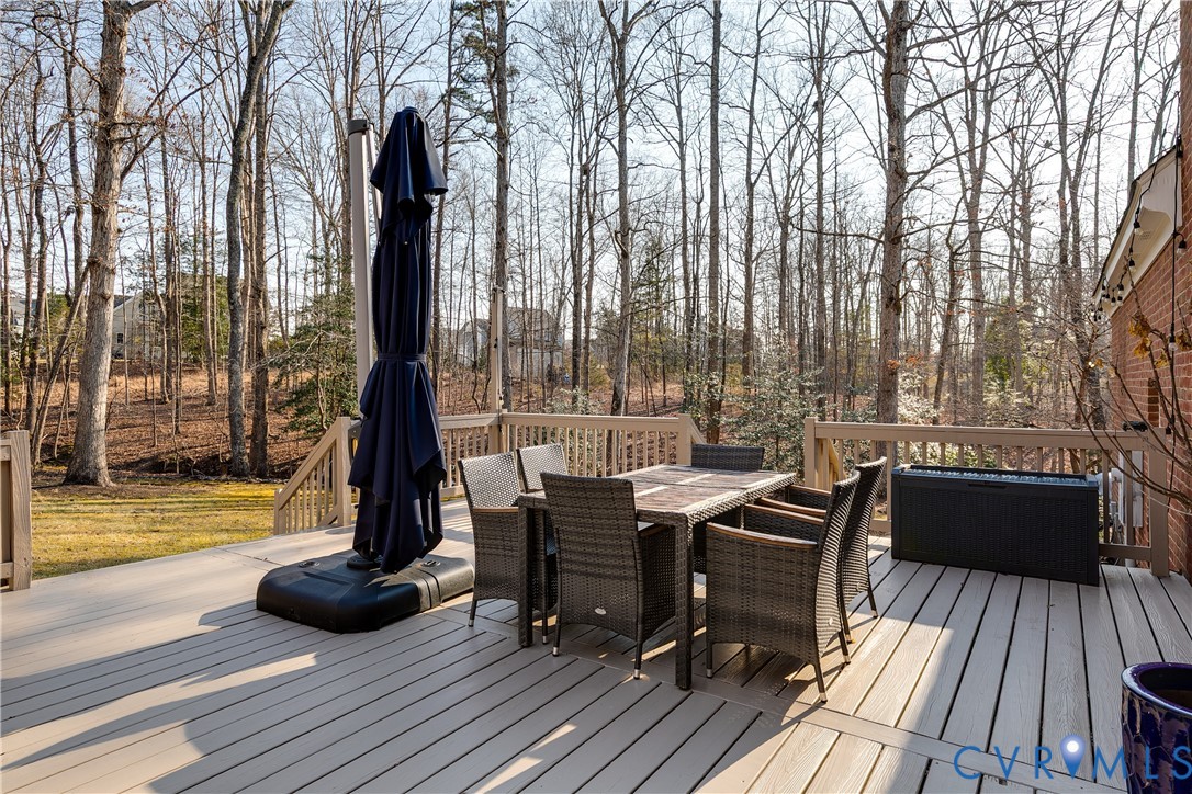 2021 Swamp Fox Road Midlothian, VA 23112 - Photo 67 of 73 a view of balcony with couch and wooden floor