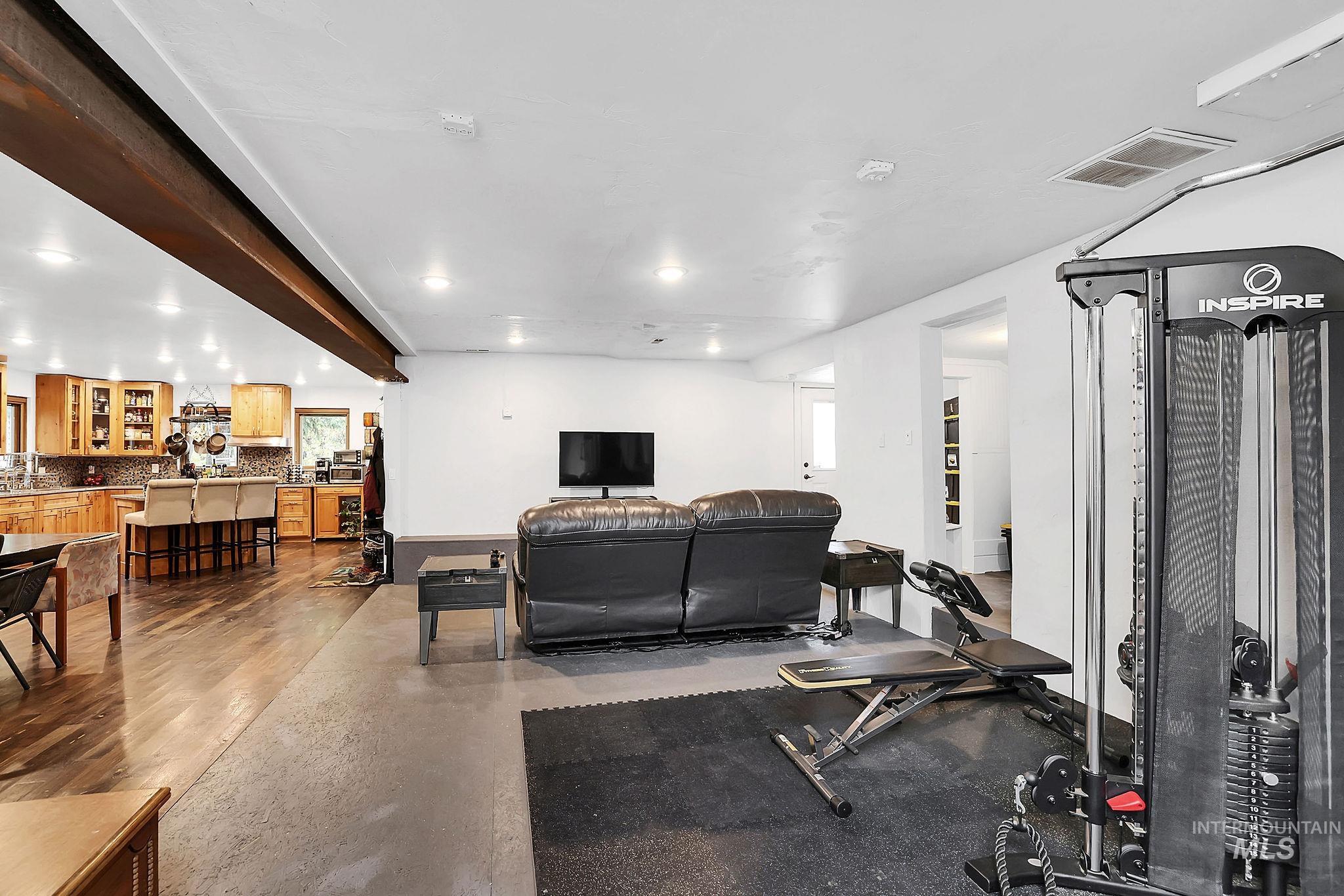 715 Spruce Street McCall, ID 83638 - Photo 13 of 37 Exercise area with recessed lighting