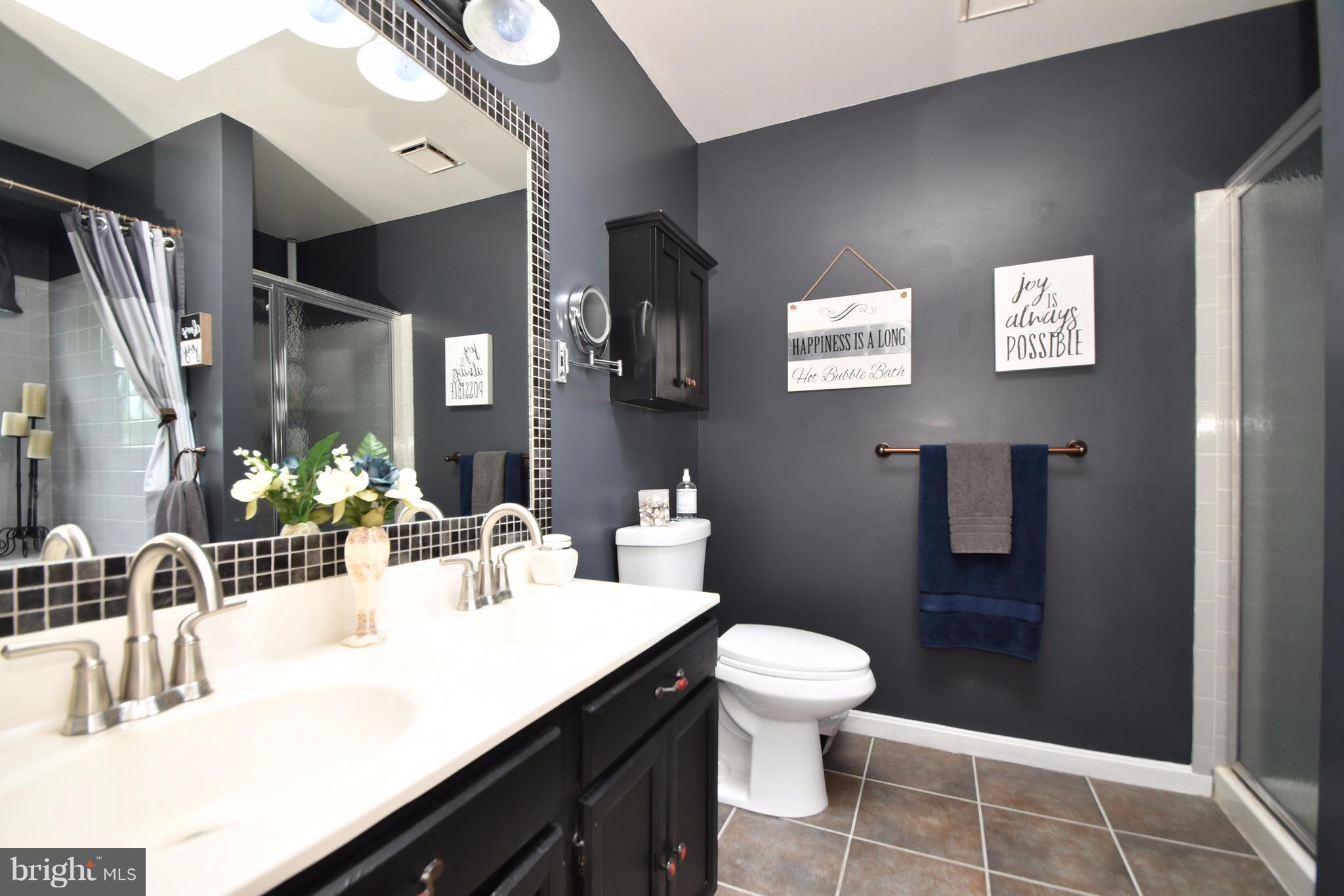 8126 Old Philadelphia Road Baltimore, MD 21237 - Photo 15 of 30 a bathroom with a sink a toilet and shower