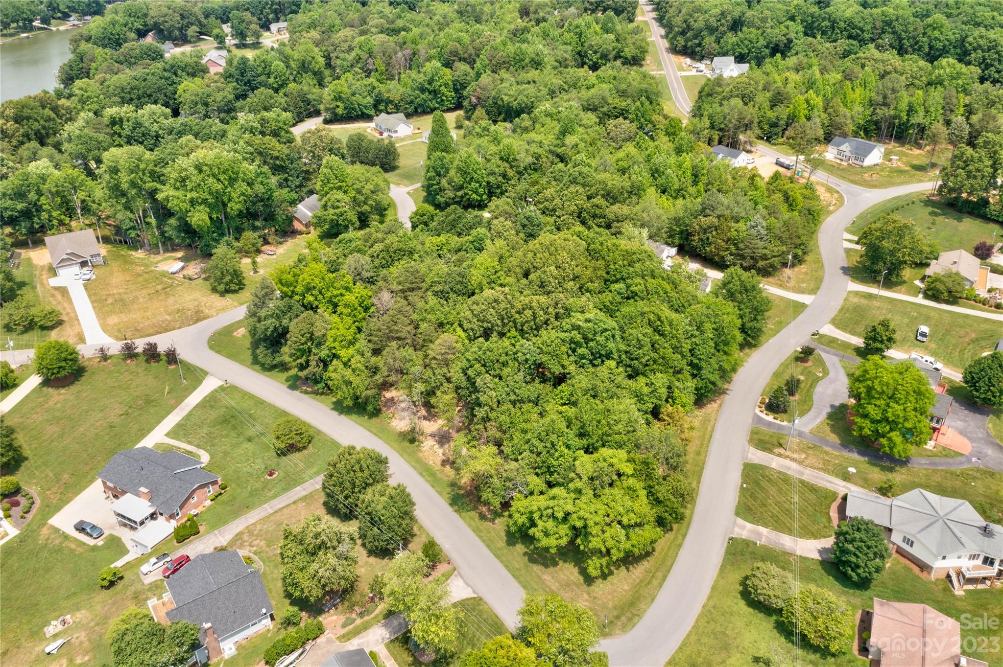 169-171 Harbor Point Drive Cherryville, NC 28021 - Photo 5 of 6 an aerial view of a yard