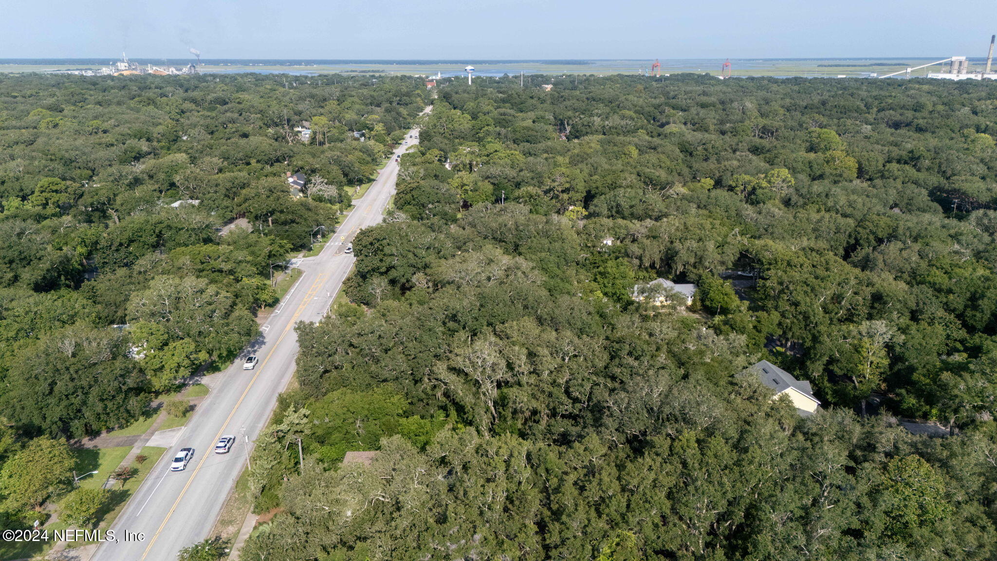 0 Atlantic Avenue Fernandina Beach, FL 32034 - Photo 25 of 37 a view of a city with lush green forest
