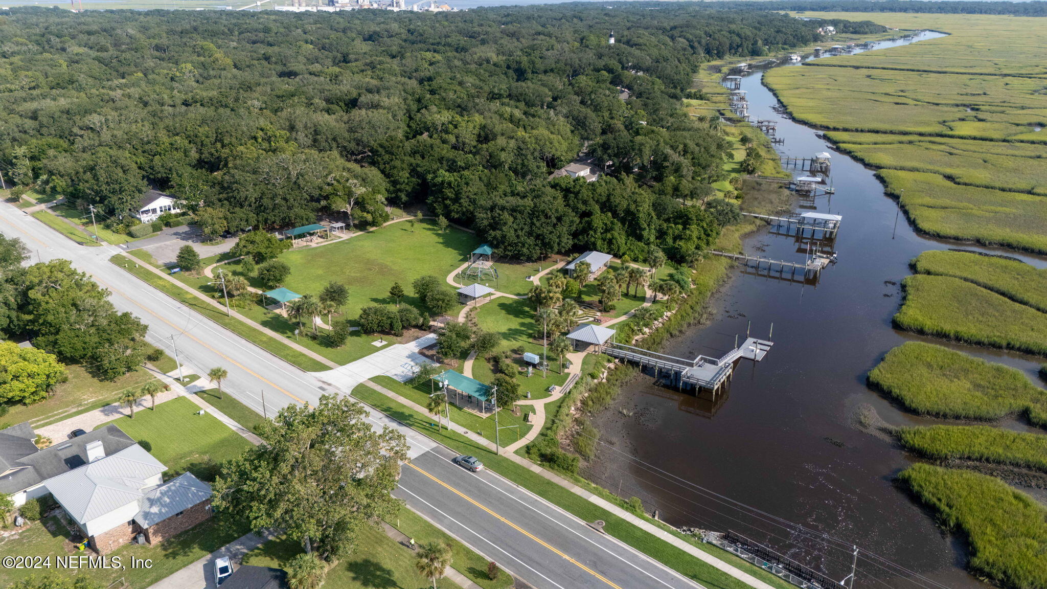 0 Atlantic Avenue Fernandina Beach, FL 32034 - Photo 30 of 37 an aerial view of a residential houses with outdoor space