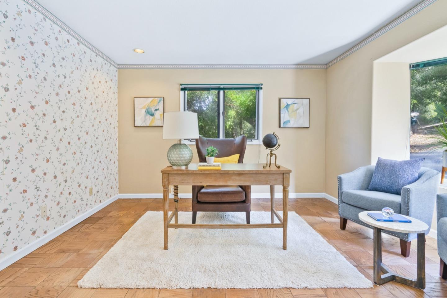 720 Fern Ridge Felton, CA 95018 - Photo 18 of 47 a living room with furniture and a rug