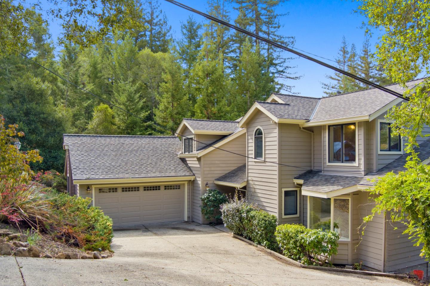 720 Fern Ridge Felton, CA 95018 - Photo 2 of 47 front view of a house with a yard