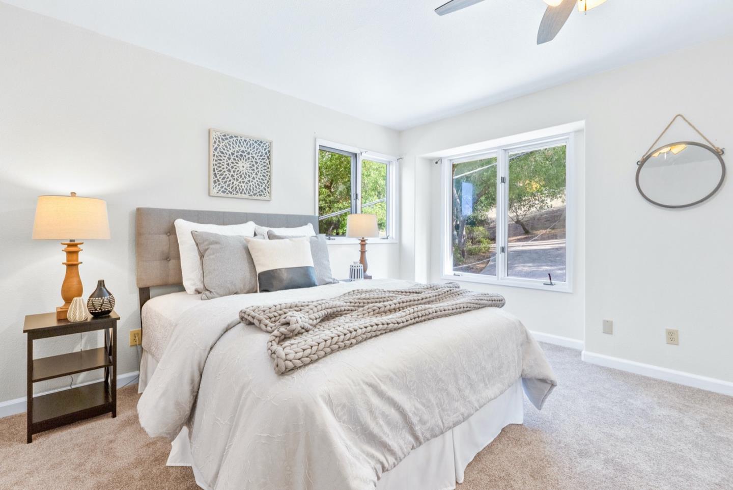 720 Fern Ridge Felton, CA 95018 - Photo 33 of 47 a bedroom with a bed and a window