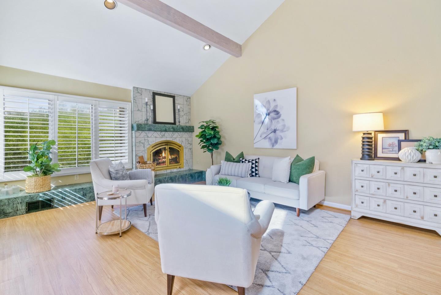 720 Fern Ridge Felton, CA 95018 - Photo 8 of 47 a living room with furniture and a wooden floor