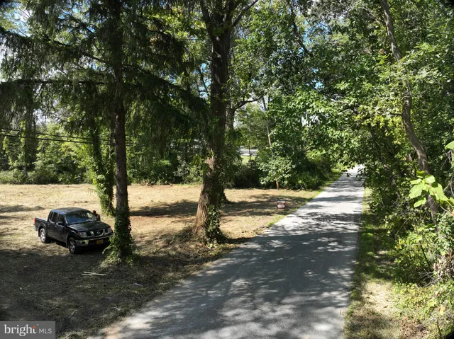 a view of road with trees