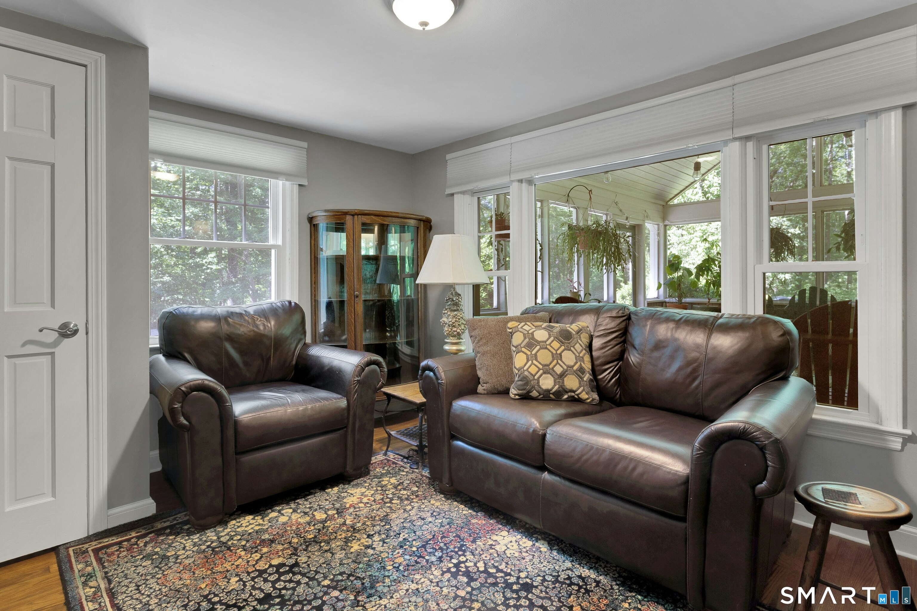 65 Barrows Road Easton, CT 06612 - Photo 20 of 38 First Floor Bedroom utilized as a Sitting Room overlooking Front Porch