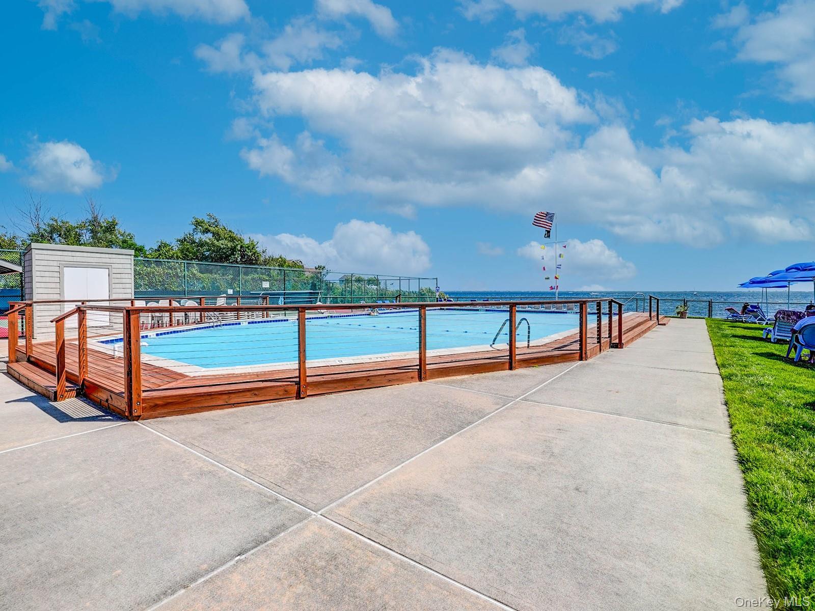 348 Mariners Way Copiague, NY 11726 - Photo 19 of 19 IG Pool is overlooking The Great South Bay!