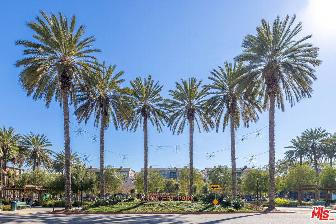 13045 Pacific Promenade, Unit 330 Los Angeles, CA 90094 - Photo 27 of 43 a view of outdoor space with palm trees