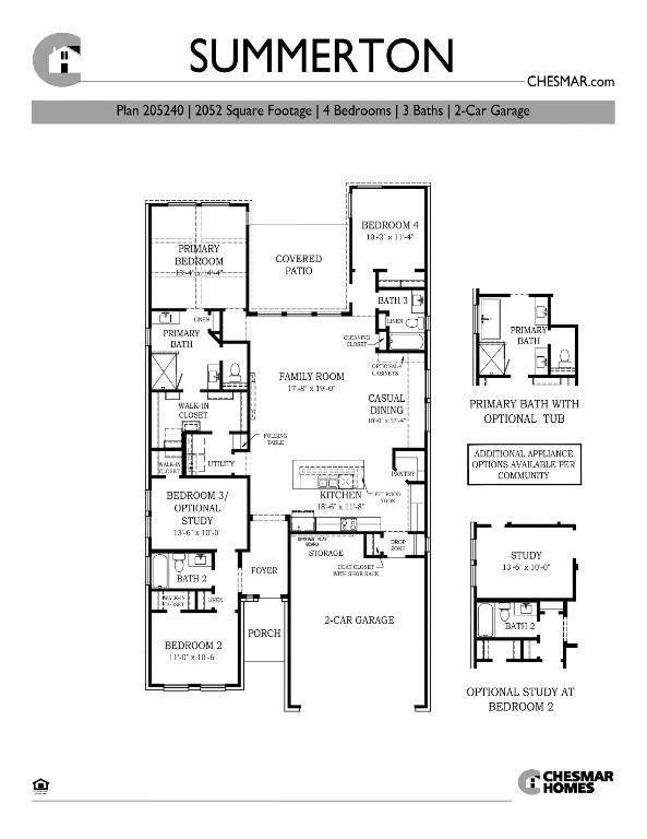 9514 Chateau Hill Manvel, TX 77578 - Photo 32 of 32 Floor Plan