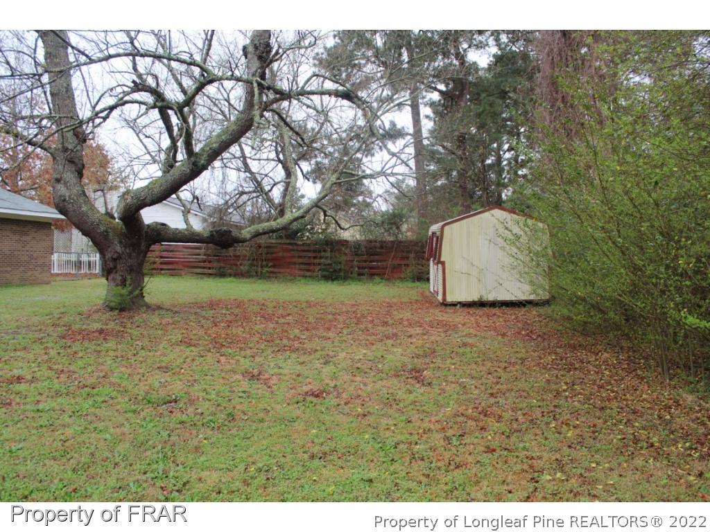 6490 Green Meadow Road Fayetteville, NC 28304 - Photo 22 of 22 a backyard of a house with lots of green space