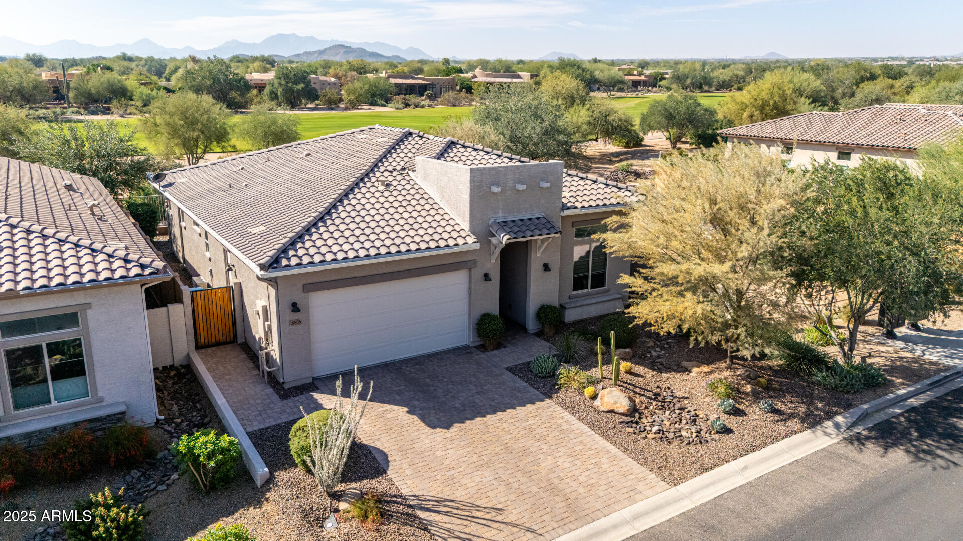 18805 East Blue Sky Drive Rio Verde, AZ 85263 - Photo 6 of 43 aerial view of a house with a yard