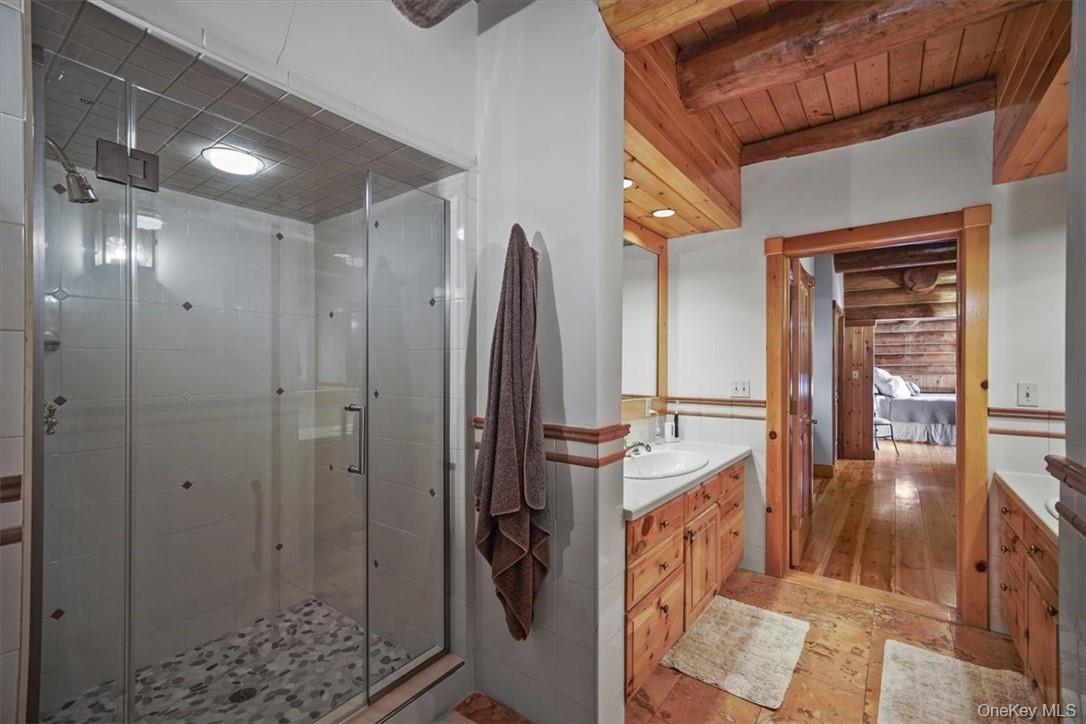 101 Mountain Lodge Road Washingtonville, NY 10992 - Photo 12 of 26 Primary bath - large shower and dual vanity areas with storage; private WC