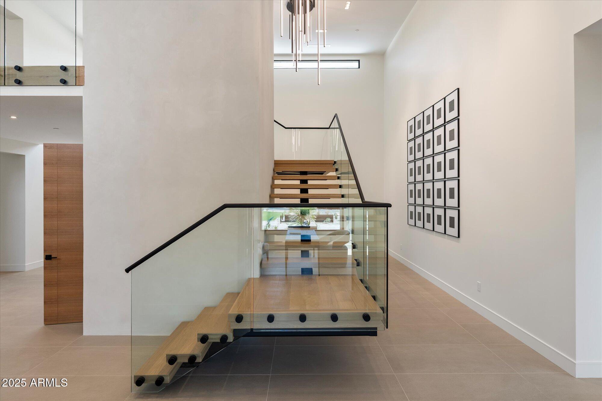 6120 East Redwing Road Paradise Valley, AZ 85253 - Photo 5 of 20 glass stairs