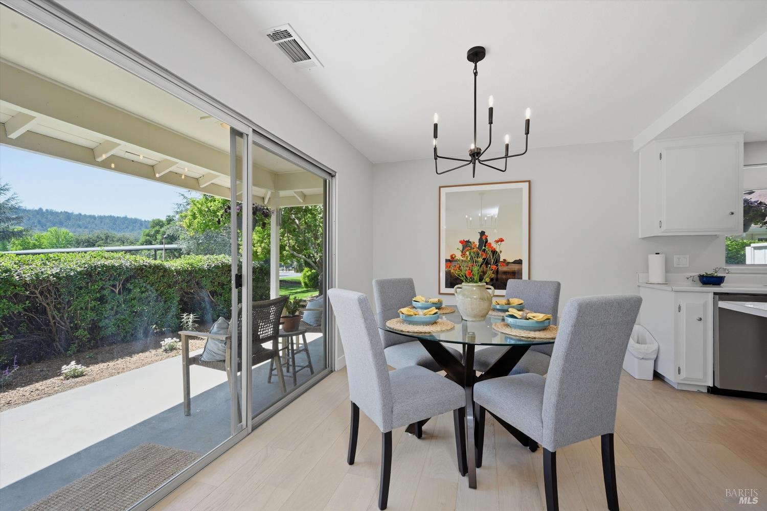 23 Valley Green Street Santa Rosa, CA 95409 - Photo 5 of 58 a view of a dining room with furniture window and outside view
