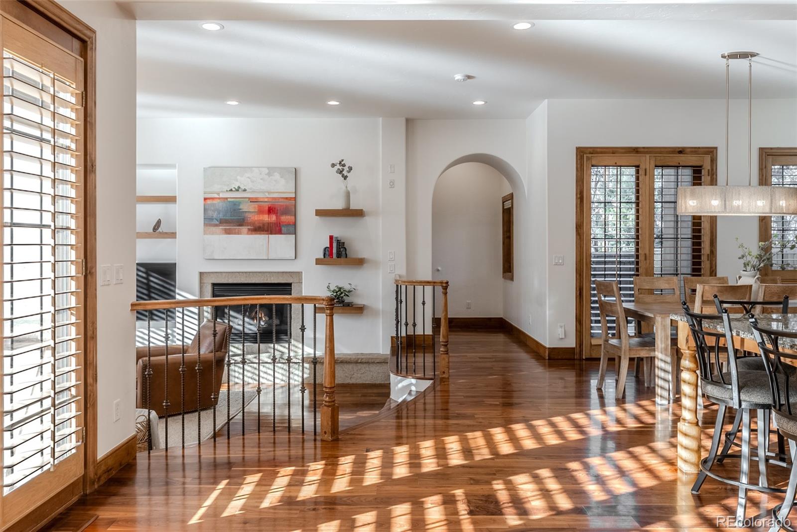 2515 South Fillmore Street Denver, CO 80210 - Photo 17 of 39 a living room with lots of furniture and a rug